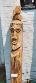 Bird Man Totem Pole