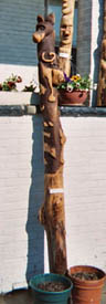 Walnut Totem Pole